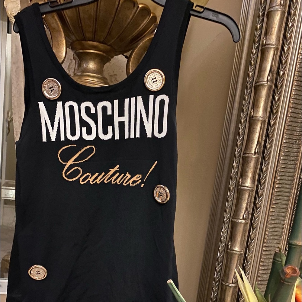 Moschino stunning black dress